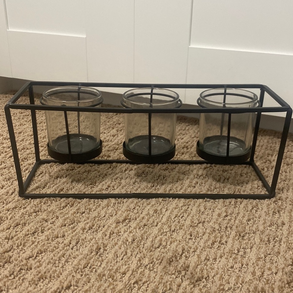 Three-Space Candle Rack